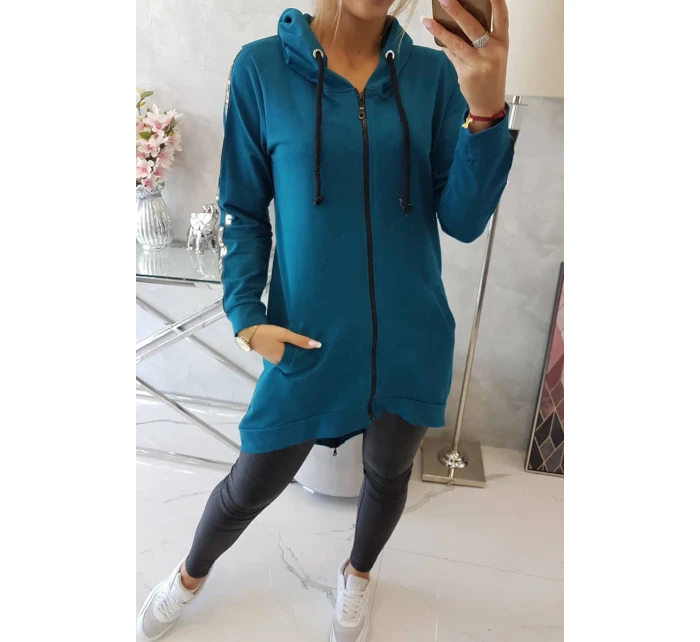 Mikina se zipem na zádech Marine