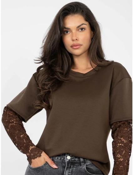 Blúzka IT BZ 22128.27 tmavohnedá