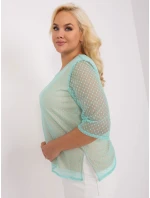 Blúzka LK BZ 506730.64P mincovňa