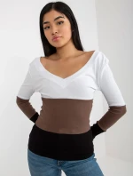 Blúzka RV BZ 8429.35X biela a čierna