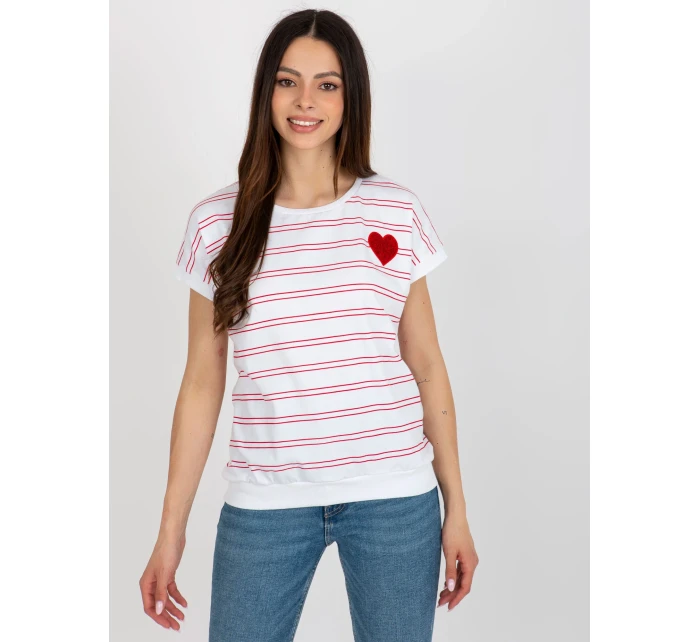 Blúzka RV BZ 8619.94 biela a červená