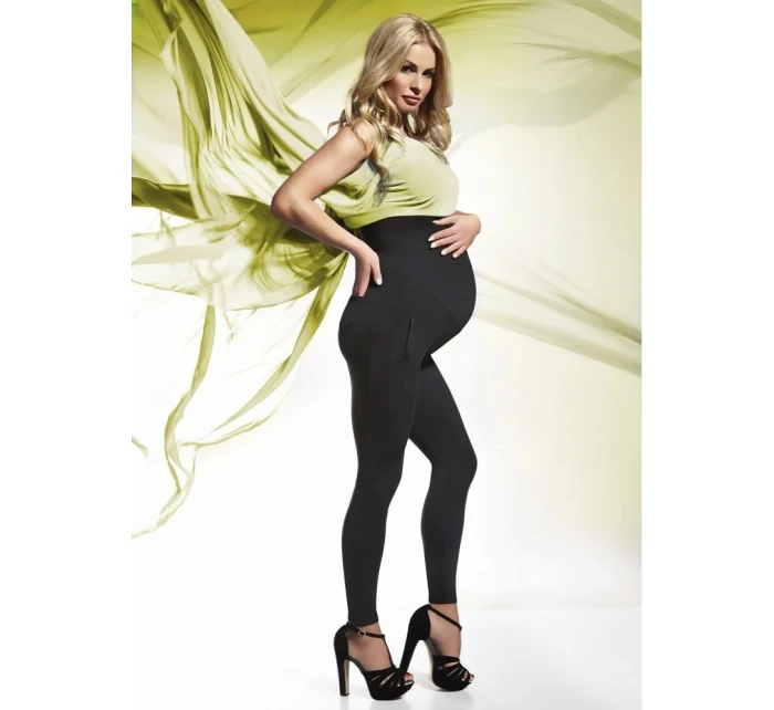 Těhotenské legíny Melanie model 4053376 Bas Black - Bas Bleu