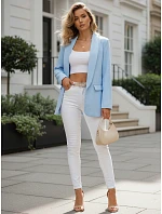 Dámska bunda elegantná modrá FashionStreet PY0148