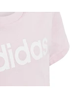 Bavlnené tričko Essentials Slim Fit Jr s lineárnym logom IC3152