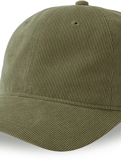 6 panelová manšestrová kšiltovka olive model 22478957 - Atlantis Headwear