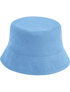 Beechfield B 90N Klobúk „Organic Cotton Bucket Hat“ 53.090N nebovo modrý