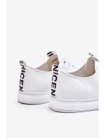 Trampki Damskie Klasyczne Białe Ville