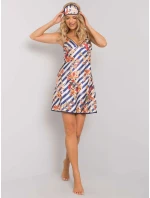 Nočná košeľa BR KN 1042 tmavo modrá a biela