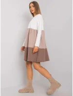 Šaty RV SK 7188.83P hnedá