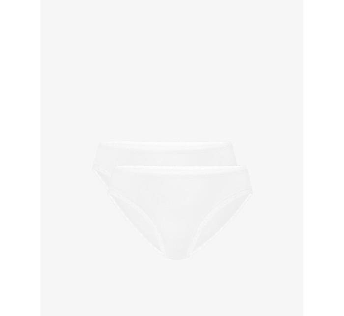 Dámske klasické nohavičky ATLANTIC 2Pack - biele