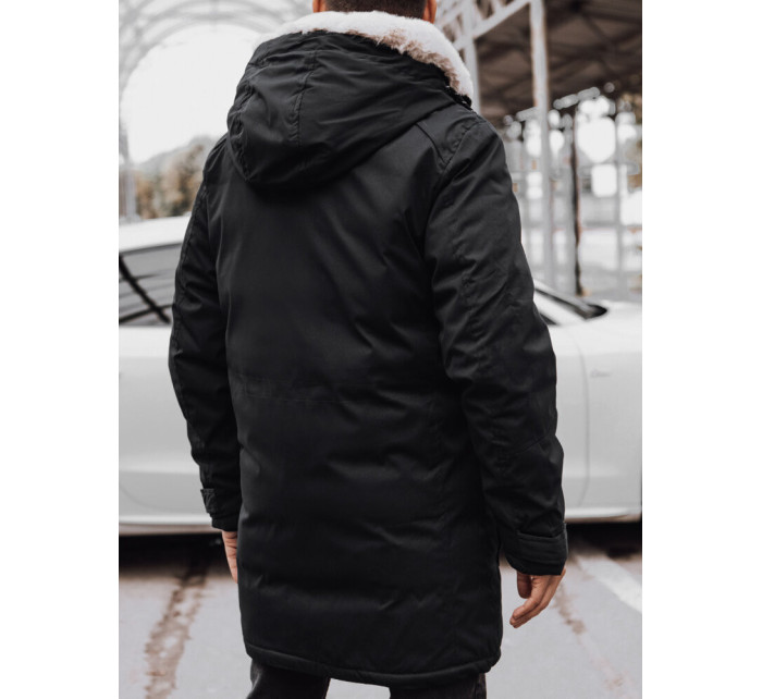 Pánska čierna zimná bunda Dstreet TX4588