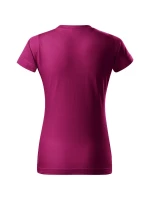 Základné tričko fuchsiovo červené