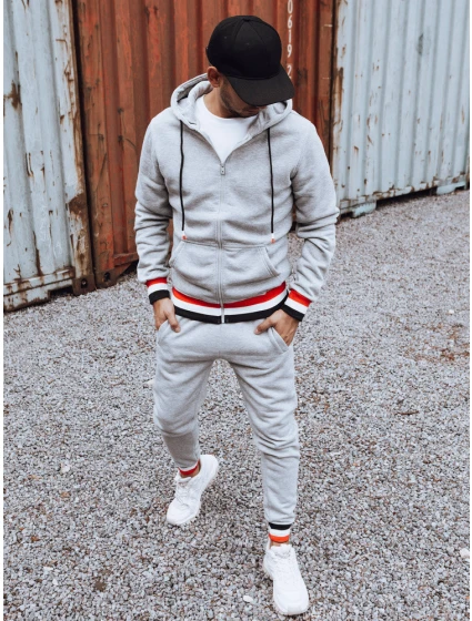 Pánské světle šedé tepláky Dstreet model 21971513 - FashionStreet Pánské světle šedé tepláky Dstreet model 21971513 - FashionStreet