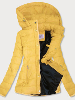 Žlutá dámská prošívaná bunda model 16144494 - MHM