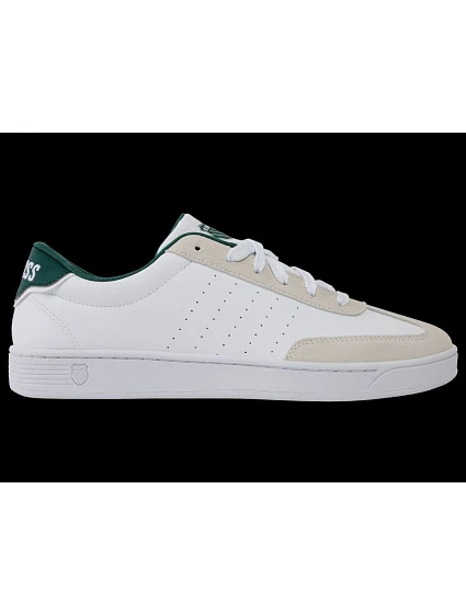 Tenisky K-swiss COURT BALBOA WHITE/CLOUD DANCER/POSY GREEN-M (04735-168-M)