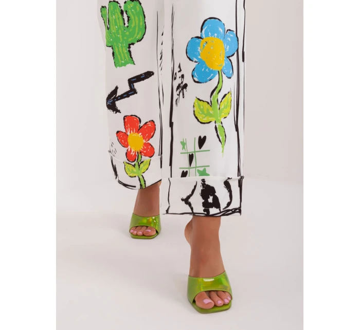 Spodnie DHJ SP model 20113124 ecru - FPrice Spodnie DHJ SP model 20113124 ecru - FPrice