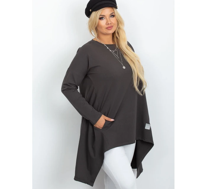 Tunika RV TU model 21782226 grafitowy - FPrice Tunika RV TU model 21782226 grafitowy - FPrice