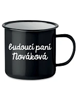 Personalizovaný retro plechový pohár – budúca nevesta Personalizovaný retro plechový pohár – budúca nevesta