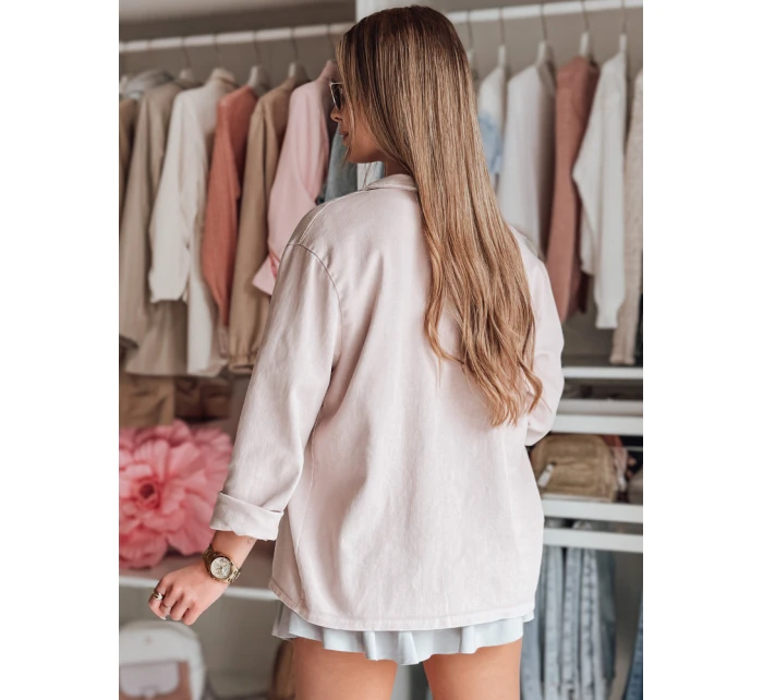 Dámska košeľová bunda OVERBOR pink FashionStreet TY4888