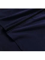 Tmavomodrá mikina s asymetrickou spodnou stranou (HD153-04) Tmavomodrá mikina s asymetrickou spodnou stranou (HD153-04)