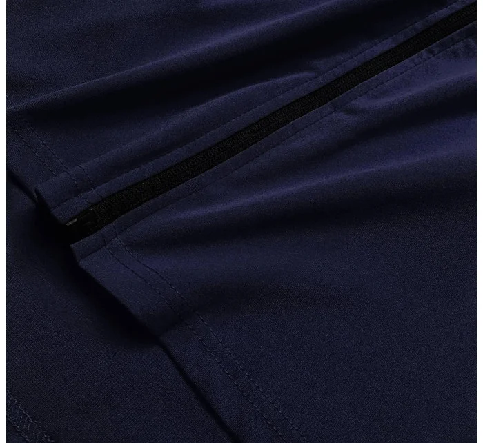 Tmavomodrá mikina s asymetrickou spodnou stranou (HD153-04) Tmavomodrá mikina s asymetrickou spodnou stranou (HD153-04)