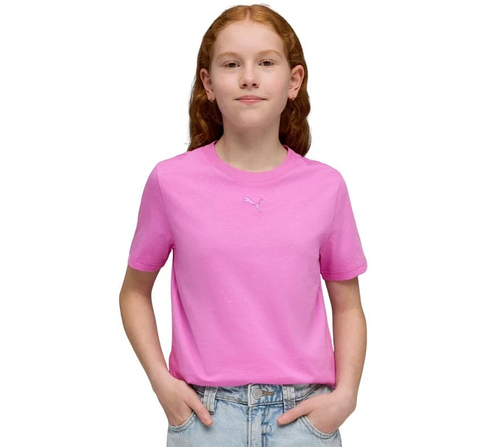 Puma ESS Centered Cat Logo Tee pink 692972 74 detské tričko Puma ESS Centered Cat Logo Tee pink 692972 74 detské tričko