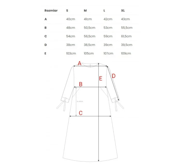 S393 Šaty áčkového strihu so zaväzovacími rukávmi - ružové
