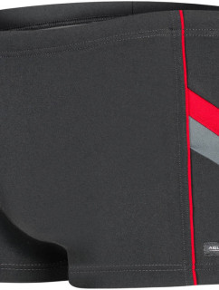 AQUA SPEED Plavecké šortky Ricardo Grey/Red Pattern 03