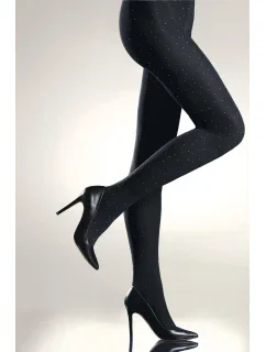 PANČUCHY S POTLAČOU STRIEBORNÝCH KVAPIEK-120