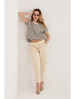 Šnúrové nohavice model 226478 Taliansko Moda