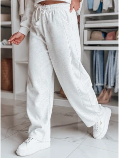 Dámské široké tepláky PREMIUM světle šedé Dstreet model 21988135 - FashionStreet