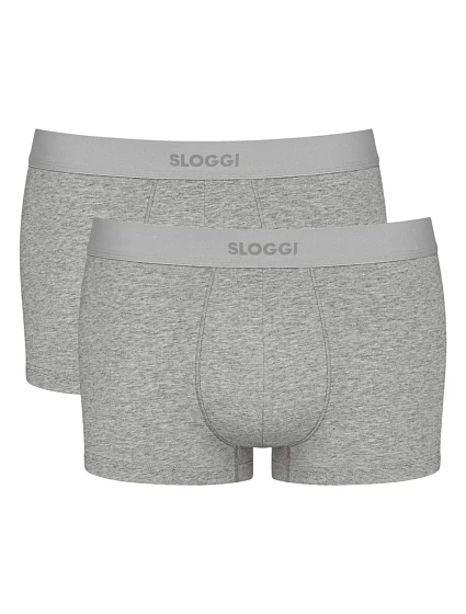Pánske boxerky EVER Ease Hipster 2P - neznáme - sivé M034 - SLOGGI Pánske boxerky EVER Ease Hipster 2P - neznáme - sivé M034 - SLOGGI