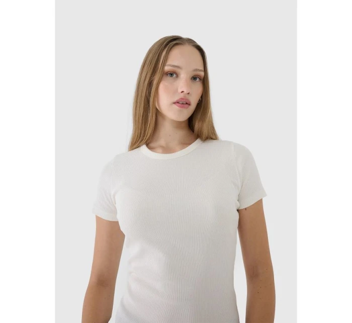 Dámské žebrované tričko model 21433266 - 4F Dámské žebrované tričko model 21433266 - 4F