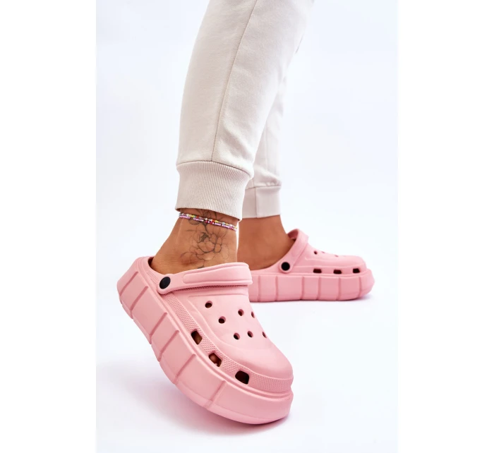 Dámská platforma Crocs Růžove model 21611643 - Boto