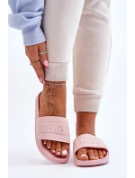 Dámské módní pantofle Big Star model 21611804 Světle růžové - Big Star Shoes Dámské módní pantofle Big Star model 21611804 Světle růžové - Big Star Shoes