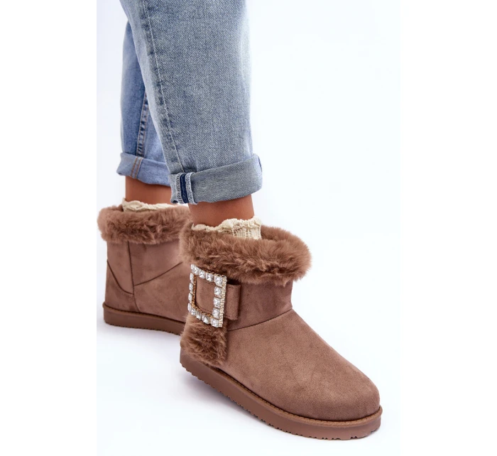 sněhule s tmavě hnědé model 21633625 - Boto