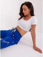 Spodnie dresowe RV DR model 18843667 kobaltowy - FPrice Spodnie dresowe RV DR model 18843667 kobaltowy - FPrice