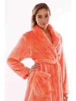 Dámský LILLY extra hřejivý župan se šálovým límcem lososová  model 20776983 - Vestis