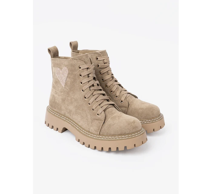 Klasické kotníčkové boty hnědé dámské platforma Klasické kotníčkové boty hnědé dámské platforma