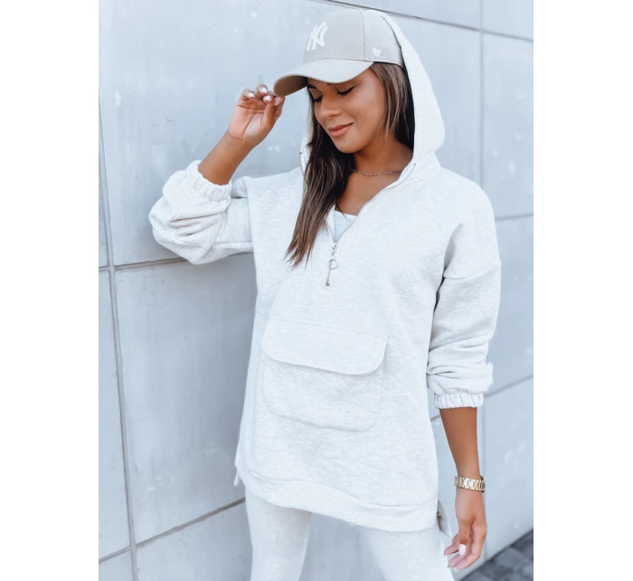 Dámská tepláková souprava světle šedá Dstreet model 21970744 - FashionStreet