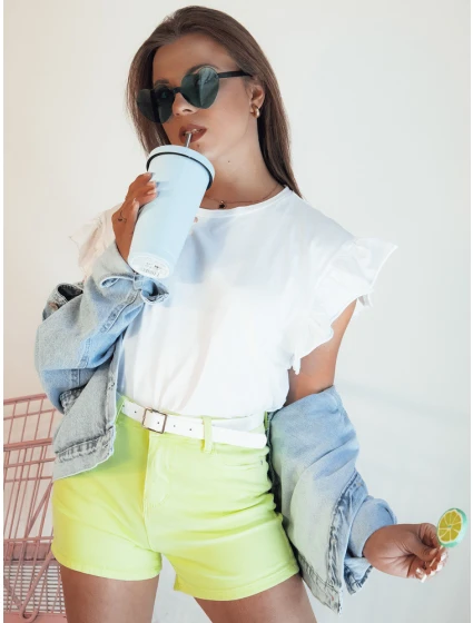 Dámské džínové šortky žluté Dstreet model 21977773 - FashionStreet