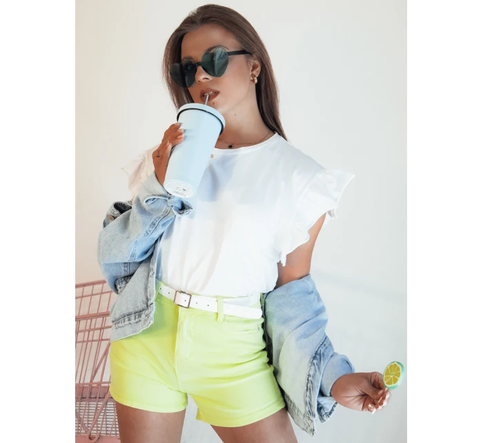 Dámské džínové šortky žluté Dstreet model 21977773 - FashionStreet