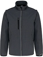 PA 323 3vrstvá softshellová bunda s rukávy marl dark grey model 22512759 - Kariban ProAct PA 323 3vrstvá softshellová bunda s rukávy marl dark grey model 22512759 - Kariban ProAct