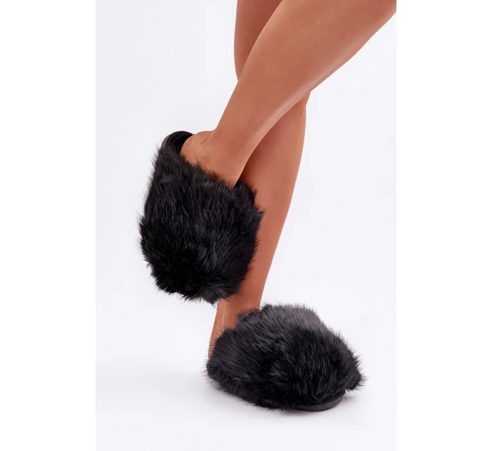 Dámské Kožené Pantofle Černé model 21681695 - Boto