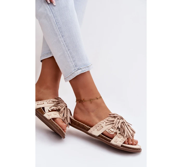 Dámské pantofle Béžové S model 21937747 - Boto