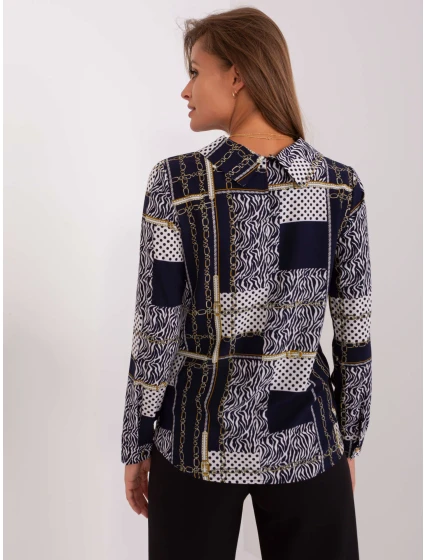 Košeľa LK KS 507450.91P tmavo modrá