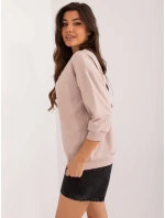 Bluzka RV BZ model 20180334 beżowy - FPrice Bluzka RV BZ model 20180334 beżowy - FPrice