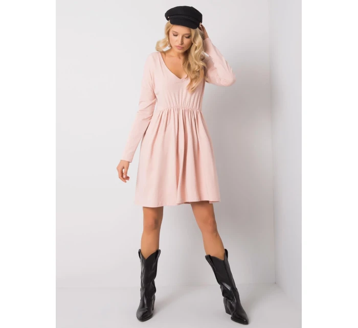 Šaty RV SK model 17362959 světle růžová - FPrice Šaty RV SK model 17362959 světle růžová - FPrice