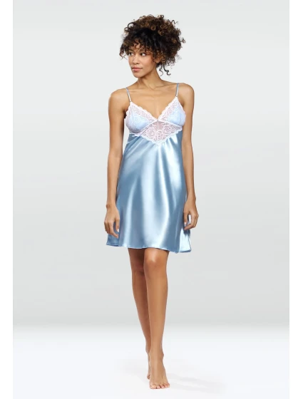 Dámska košieľka Luna Baby Blue chemise - Dkaren