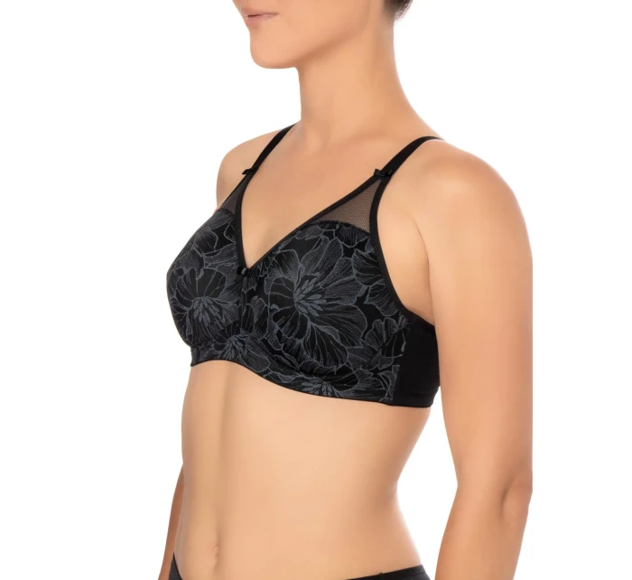 Dámska podprsenka Vision Bloom 0203288 434 black bloom - Felina